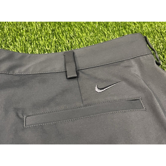 Nike Golf Dri Fit Shorts Gray Flat Front Performance Stretch 330239-021 36 8.5" - Picture 3 of 10